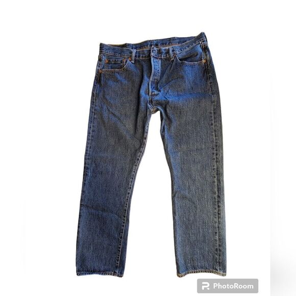 Levi's 501 Jeans, button fly,  denim men's  size 38 x 30 - Picture 1 of 8